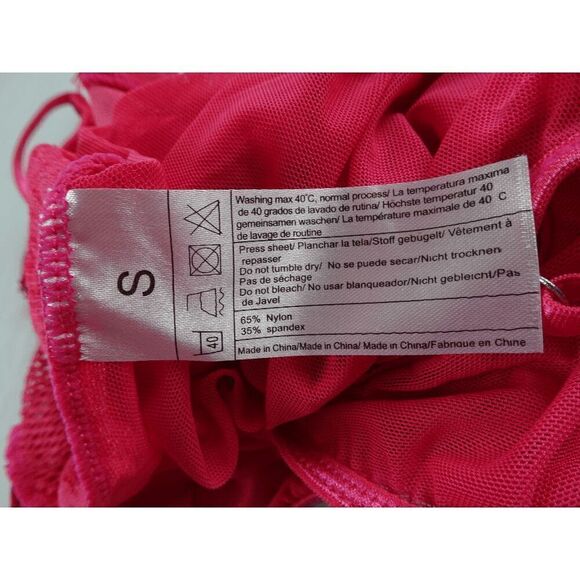 Kaei & Shi Pink One Piece Lingerie Size S - Picture 9 of 12